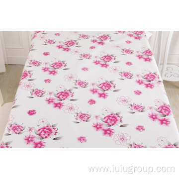 Flower printed modern white EVA table cloth